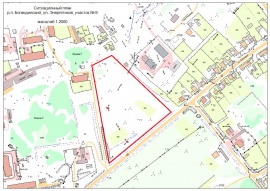 Ситуационный план земельного участка в Сосновом бору Кадастровые работы в Сосновом бору